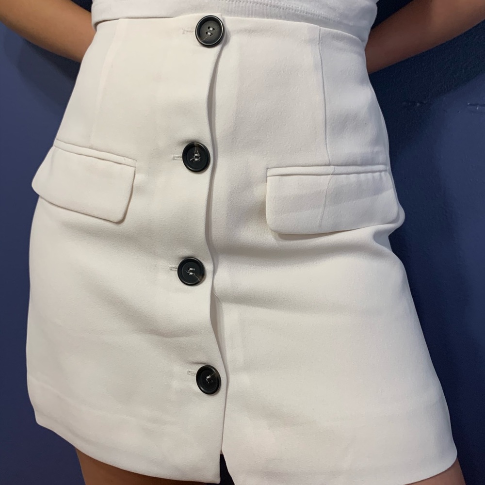 White skirt